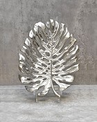 Monstera Wall Leaf 15"L - Silver