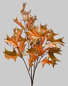 Holly Leaf Spray 32.25" Brown/Orange