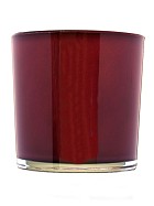 Burgundy Glass Vase 5.5"H