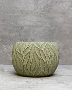 Large Deep Leaf Planter 5.25"H