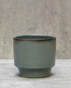 Blue Stepped Planter - Small 4.5"H