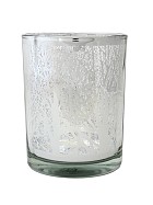 Silver Grove Silhouette Vase 5"H