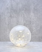 Crackle Glass Decorative Light  6"D