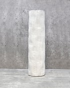 White Ripple Container 19.5"H