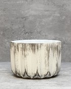 Cement Aged Finished Container 5"H