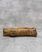 Ceramic Log Planter 12.5"L 
