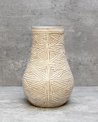 Medium Weave Embossed Vase 10"H