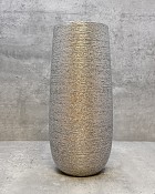 Silver Spun Textured 14.5"H