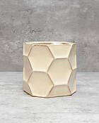 Hexagon Ribbed Container 5"H