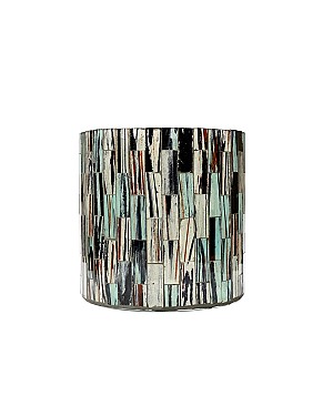 Blue Glass Mosaic 6&quot;H