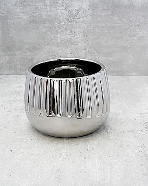 Two Tone Ribbed 4.5&quot;H