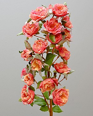 Rose Minnie 18.5&quot; Peach/Red