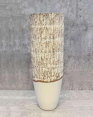 Rustic White Container 19.75&quot;H