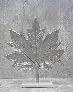 Maple Leaf Decorative Sculpture 14.5"H