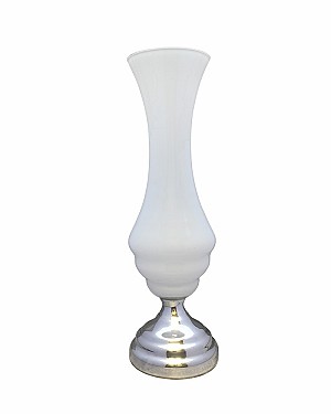 Metallic Accent Glass Vase 21.25"H