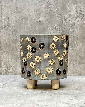 Flower Planter with Feet 6&quot;H