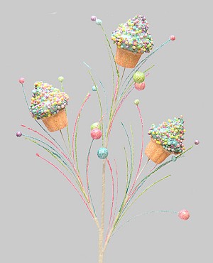 Candy Cupcake Spray 30.5&quot; Blue