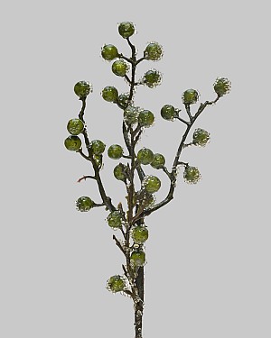 Iced Berry Branch 13.75&quot; Green