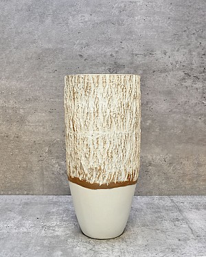 Rustic White Container 14&quot;H