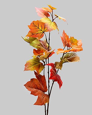 Maple Leaf Spray 35&quot; Orange/Green