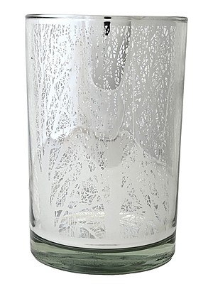 Silver Grove Silhouette Vase 7&quot;H