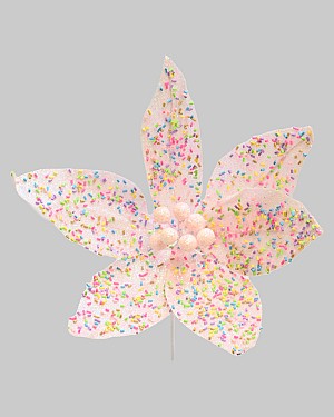 Iridescent Poinsettia 22&quot; Pink