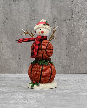 Basketball Snowman 9&quot;H