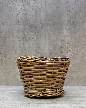 Rattan Woven Planter 10.5&quot;D