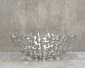 Aluminum Decorative Bowl 15.5&quot;D