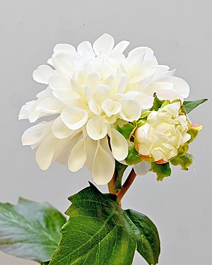 Dahlia 19.5&quot; White