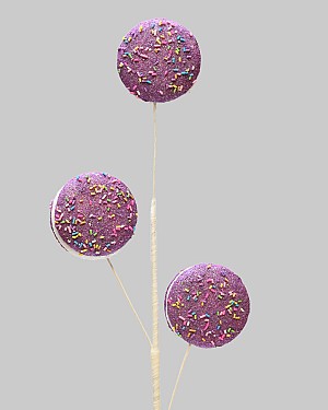 Macaroon with Sprinkles 25&quot; Purple