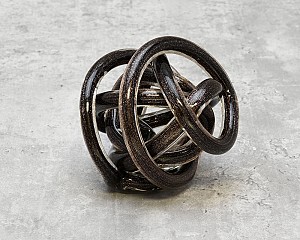 Decorative Glass Knot 3.5"D