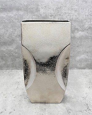 Aluminum Contour Vase 11.5&quot;H