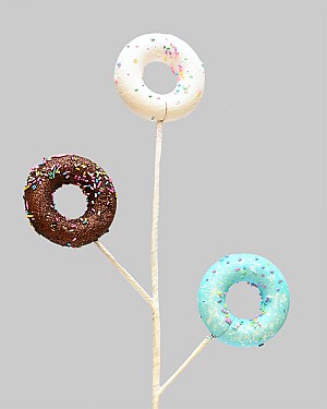Sprinkled Donut Spray 24&quot; Blue