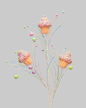 Candy Cupcake Spray 30.5&quot; Pink