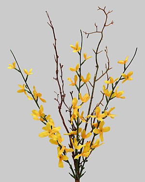 Forsythia Twig Spray 25&quot; Yellow