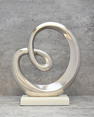 Aluminum Decorative Sculpture 14.5&quot;H