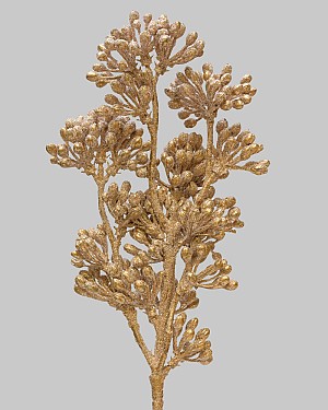 Cluster Berry Spray 20&quot; Platinum/Gold