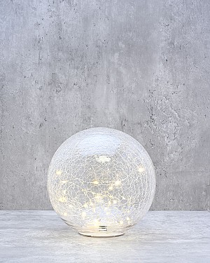 Crackle Glass Decorative Light  6&quot;D