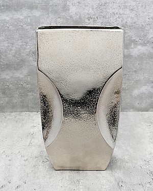 Aluminum Contour Vase 13.5&quot;H