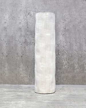 White Ripple Container 19.5&quot;H