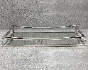 Rectangular Mirror Tray 18"L