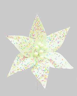 Iridescent Poinsettia 22&quot; Green