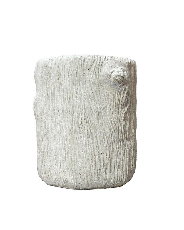 Alder Bark Cement Planter 6" Diameter x 7.75"