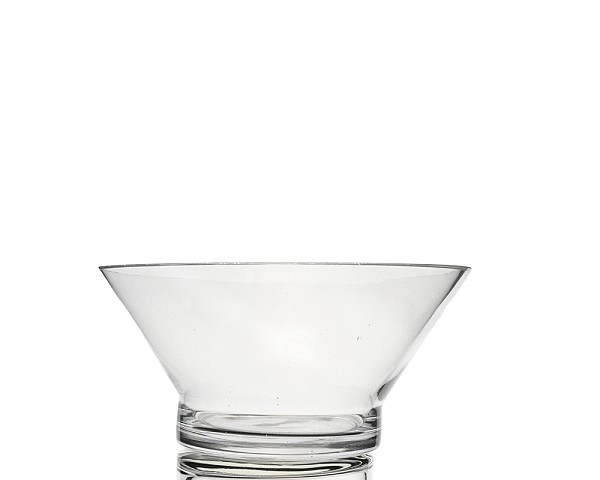 Lotus Clear Glass Bowl 9.4"