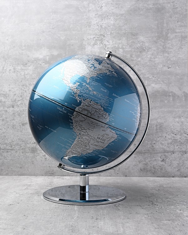 World Globe - Blue 12"H