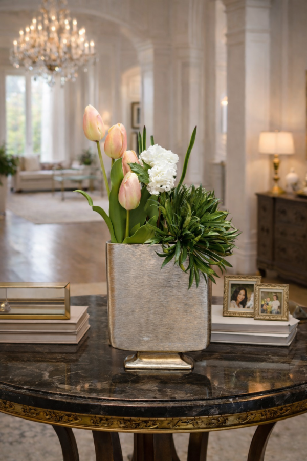 Floral elegance in an opulent setting
