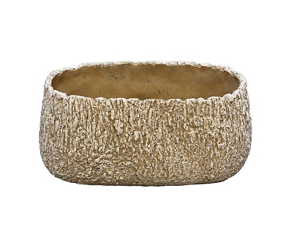 Igneous Sand Coloured Mosaic Container 8" x 18.5" x 6"