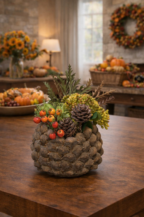 Automne chaleureux et décorations rustiques