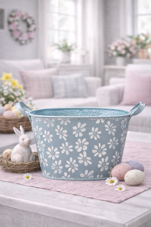 Springtime pastel decor display